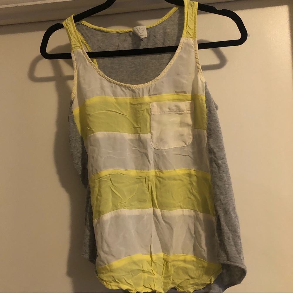❤️Ella Moss Silk Sleeveless Tank Top Pocket Size S
